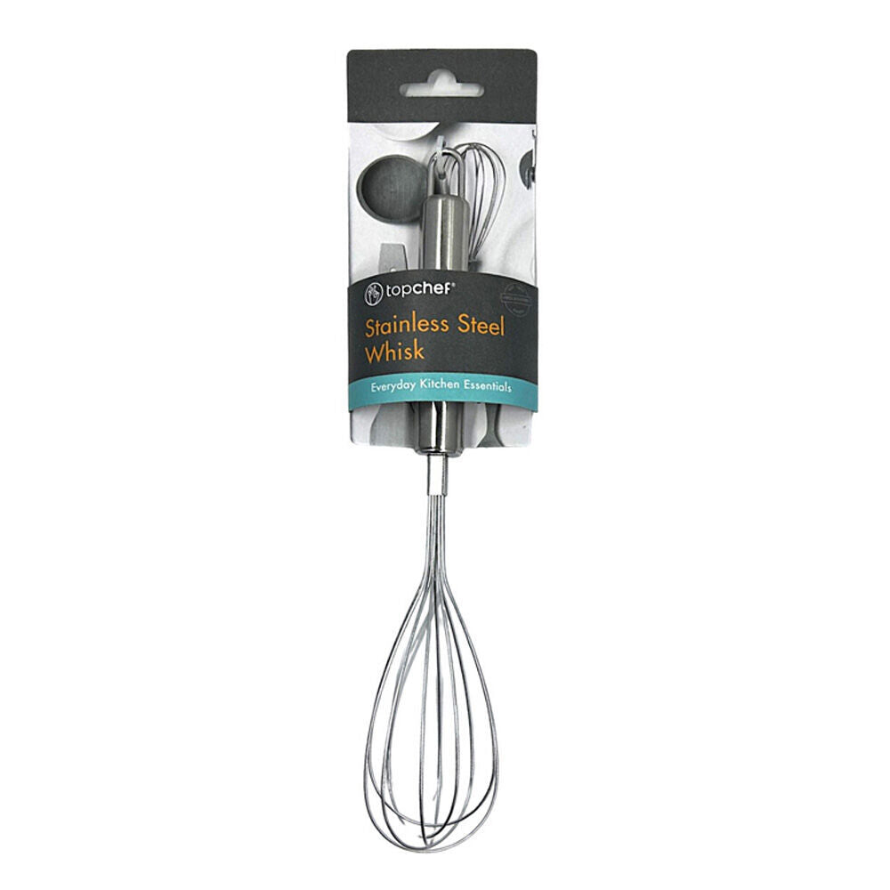 4PK Topchef Stainless Steel Whisk Beater Kitchen Utensil 28cm Silver