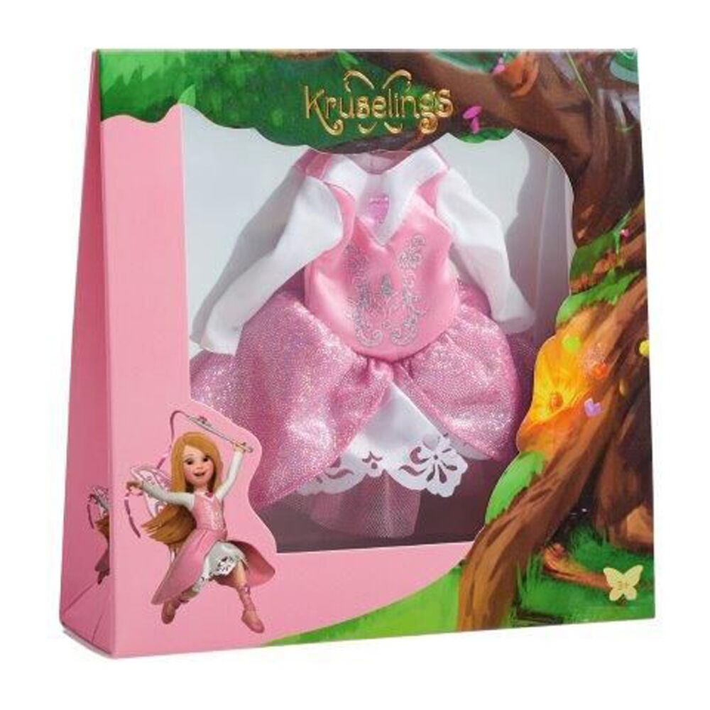 Kruselings Vera Magic Fairy Dress Outfit Baby Girl Doll Clothes Toy Pink