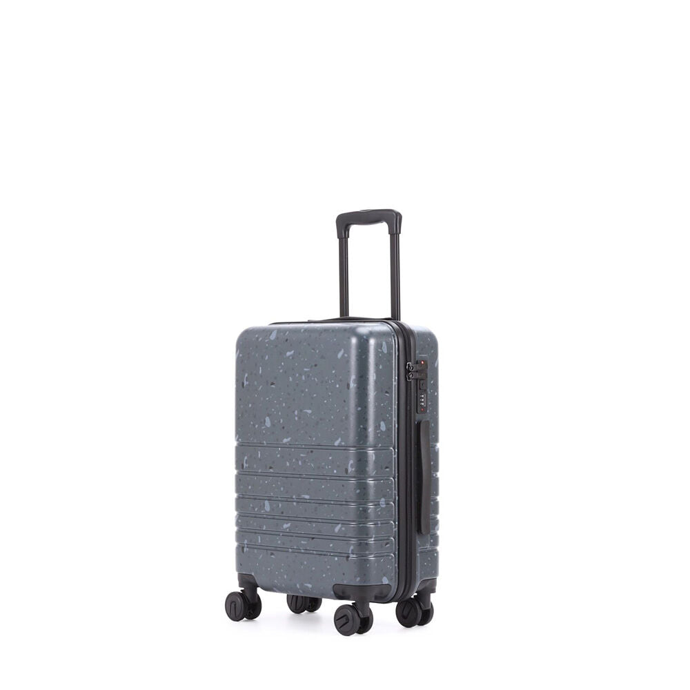 Kate Hill Terrazzo Small Trave Luggage Suitcase Lightweight 56x25cm Black