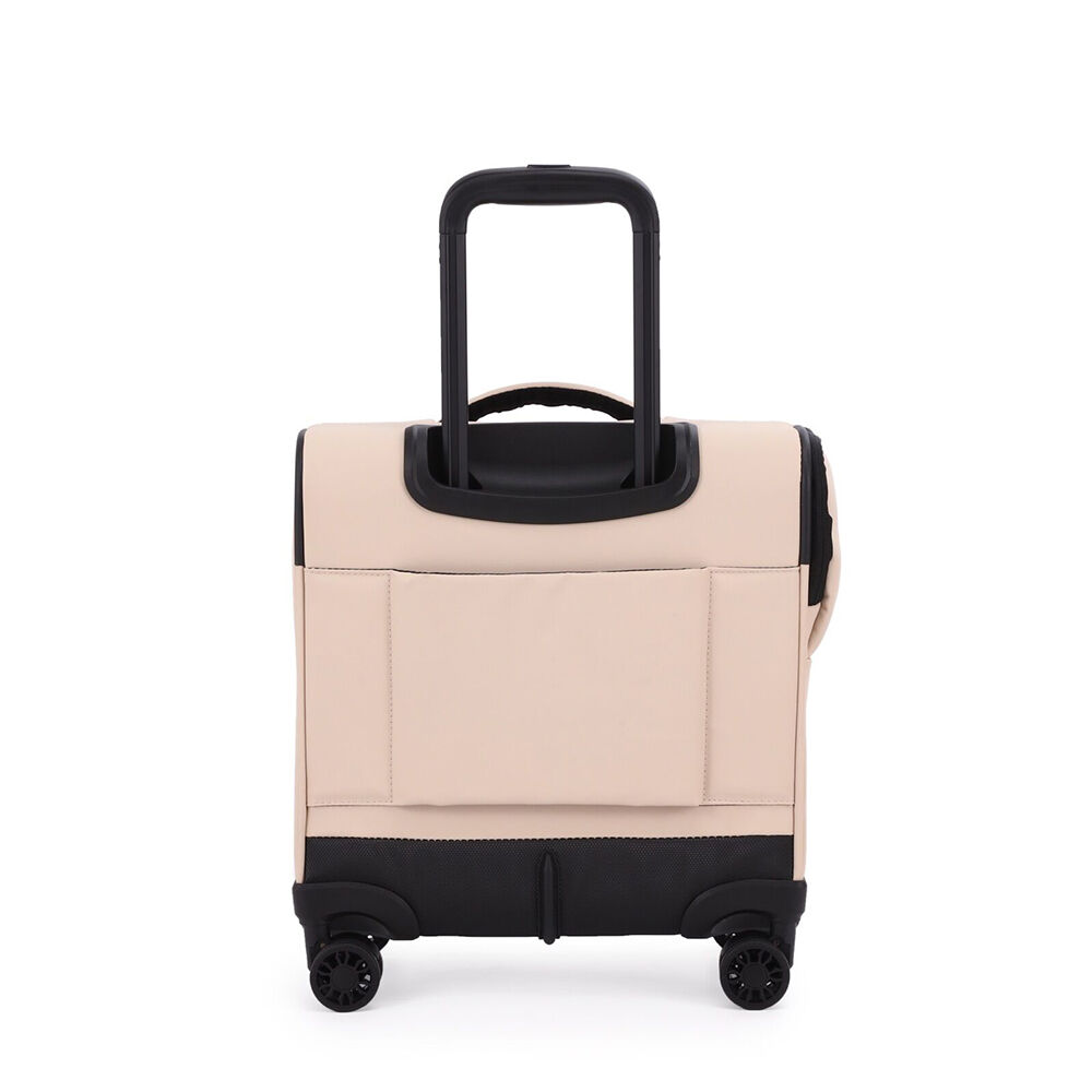 Kate Hill Willow Travel Luggage Mini Carry-On Bag Suitcase Lightweight Beige