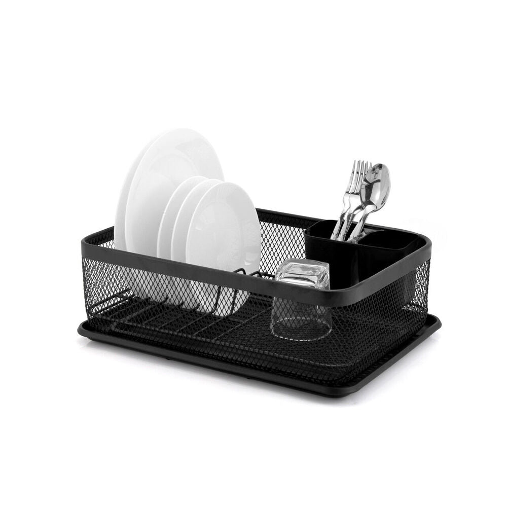 Classica Nero Mesh Dish Rack Rust Resistant 41x29.5cm Black