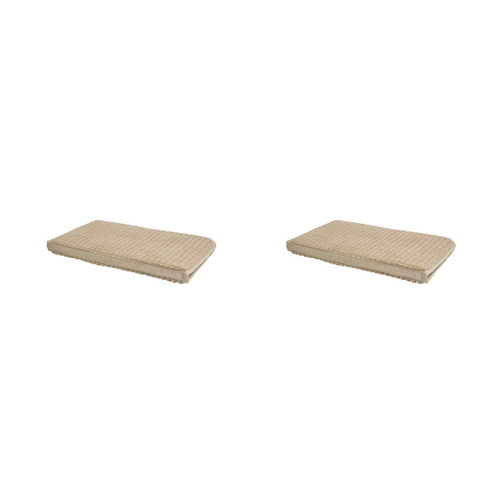 2PK Bambury Kitchen Organisation Microfibre Deluxe Dish Drying Mat Mocha