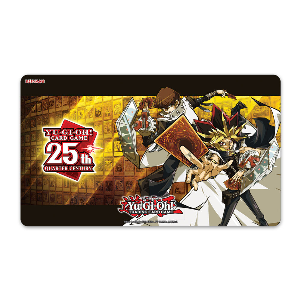 Yu-Gi-Oh Yugi & Kaiba Quarter Century TCG Game Mat 61x35cm