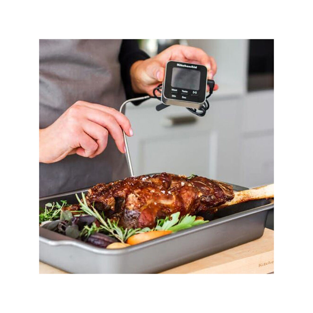 KitchenAid Digital Leave-In Probe Roasting Thermometer W/ Timer -40°C to 250°C