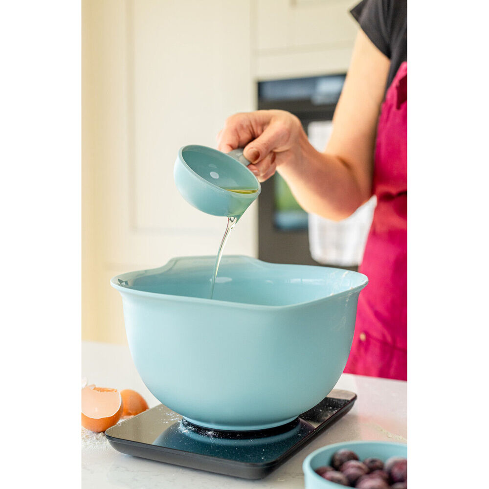 4pc KitchenAid Plastic Measuring Cup Set - Mineral Water