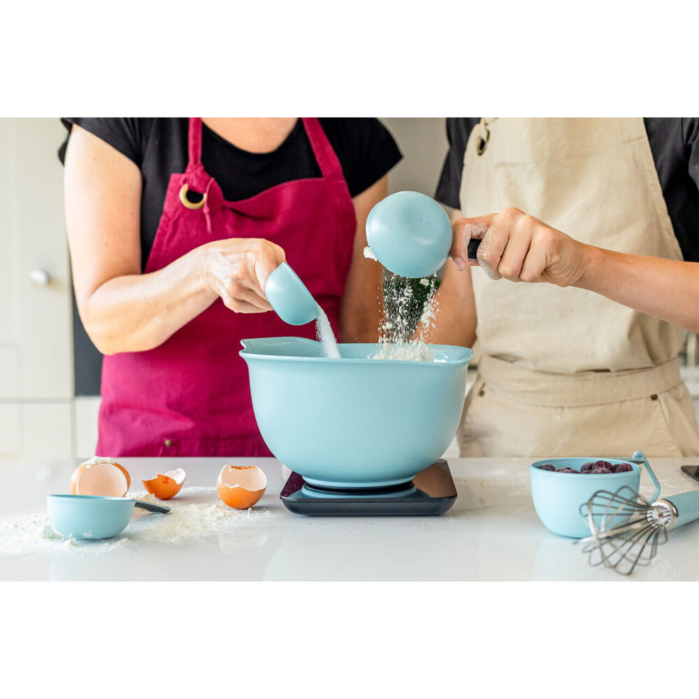 4pc KitchenAid Plastic Measuring Cup Set - Mineral Water