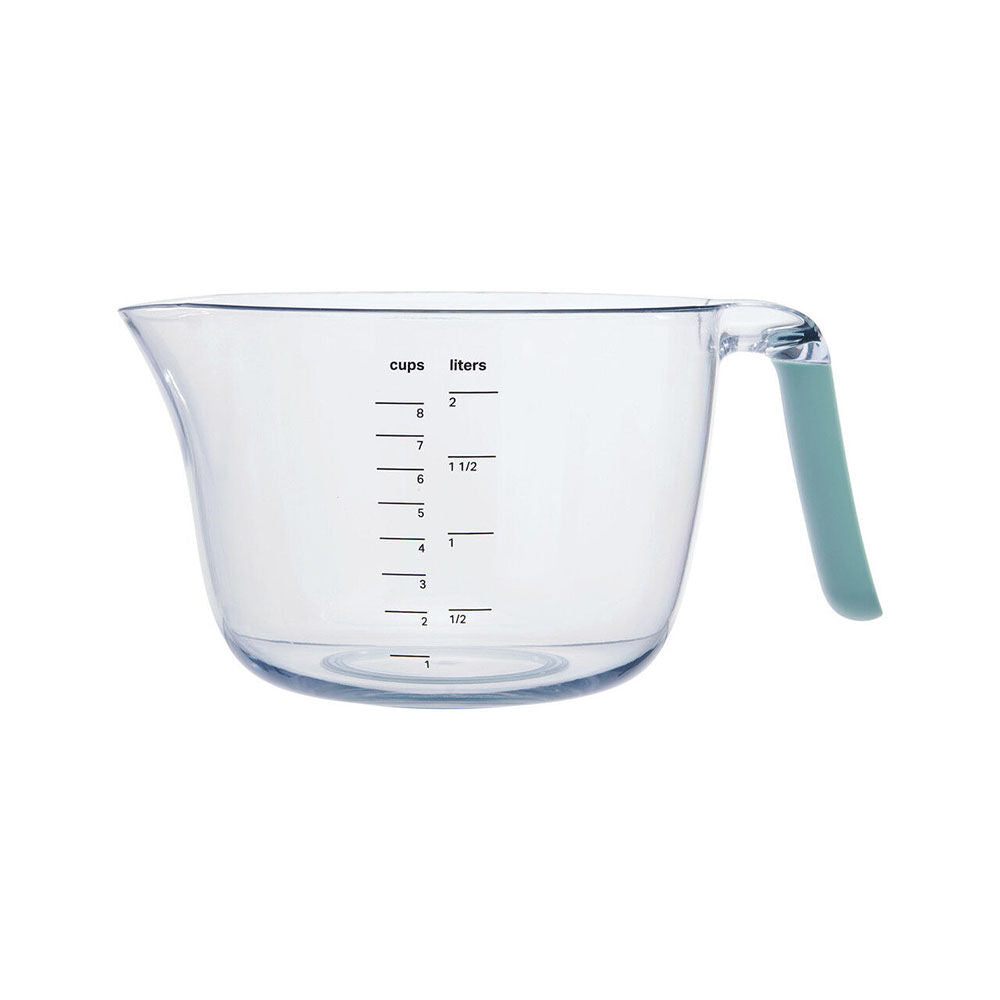KitchenAid Plastic Mixing & Measuring Bowl w/ Handle - Mineral Water