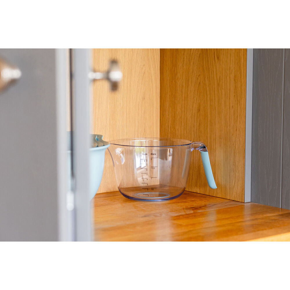 KitchenAid Plastic Mixing & Measuring Bowl w/ Handle - Mineral Water