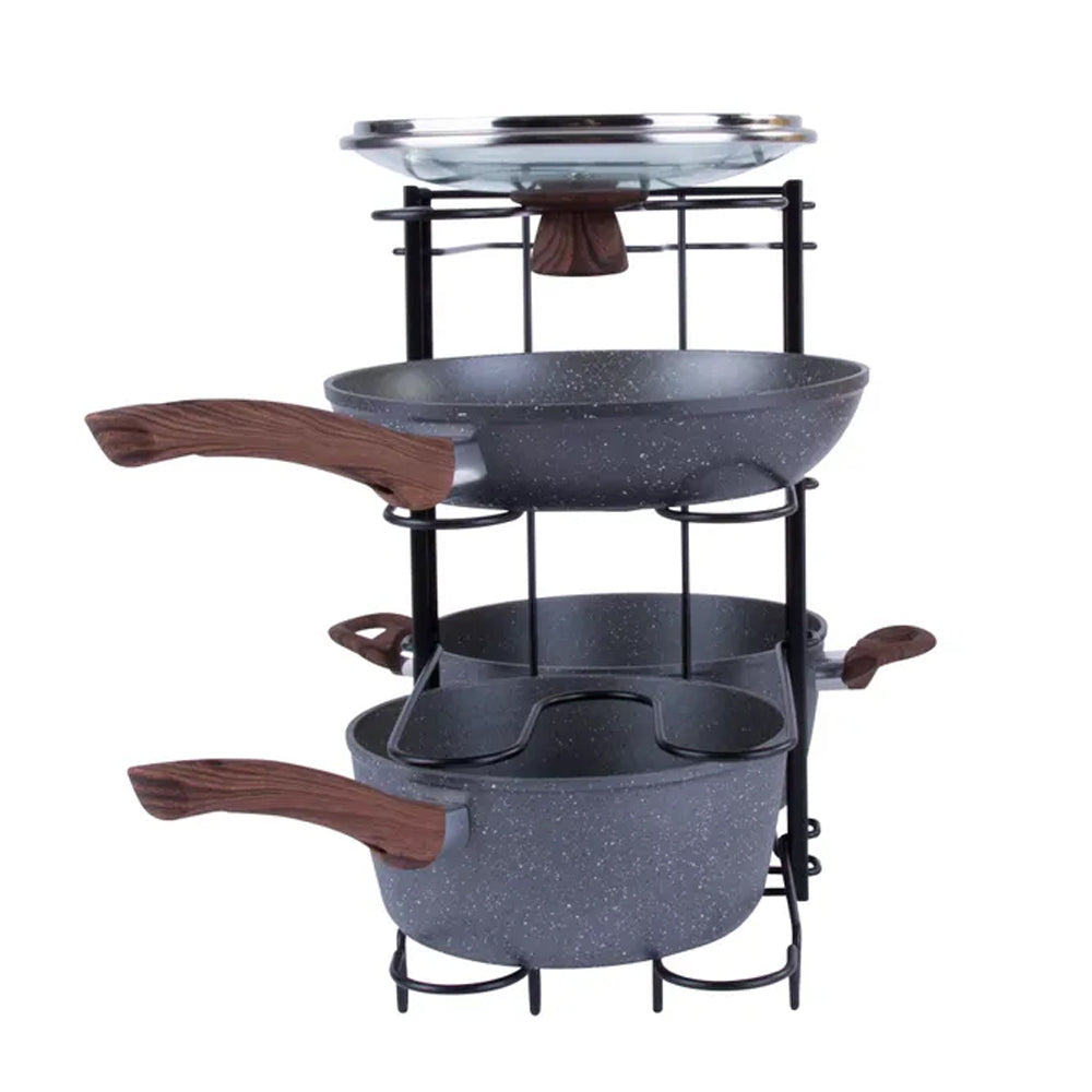 Living Today Kitchen Rack Double Sided Pot/Pan Organiser