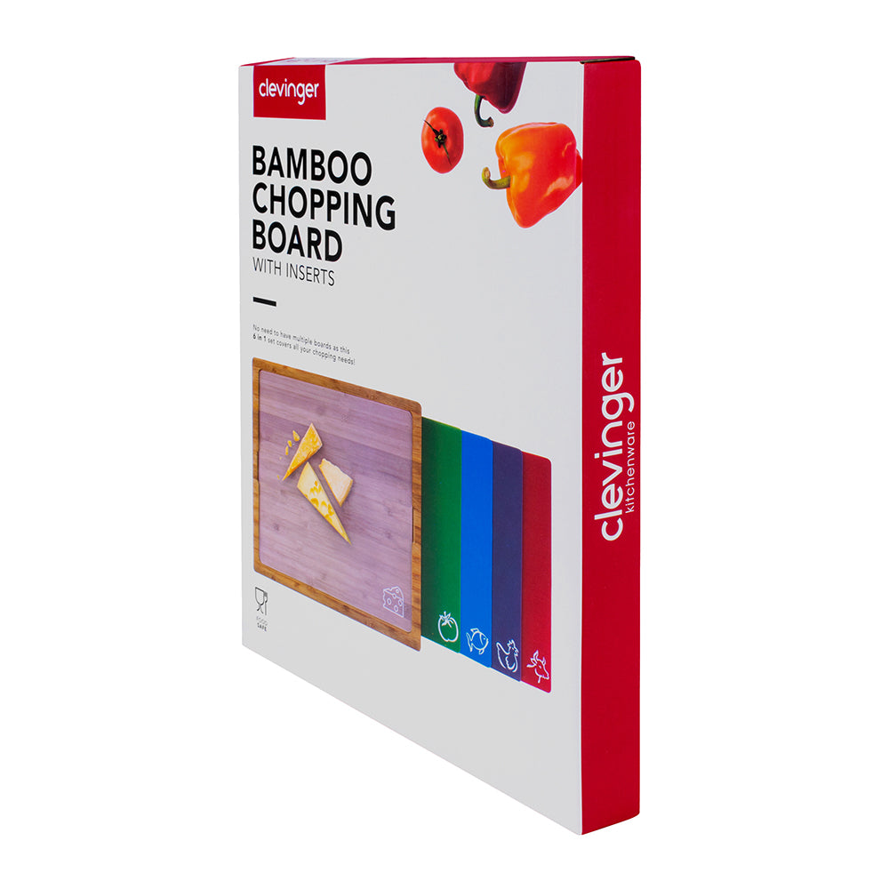 Clevinger Bamboo Chopping Board 42x34x3cm