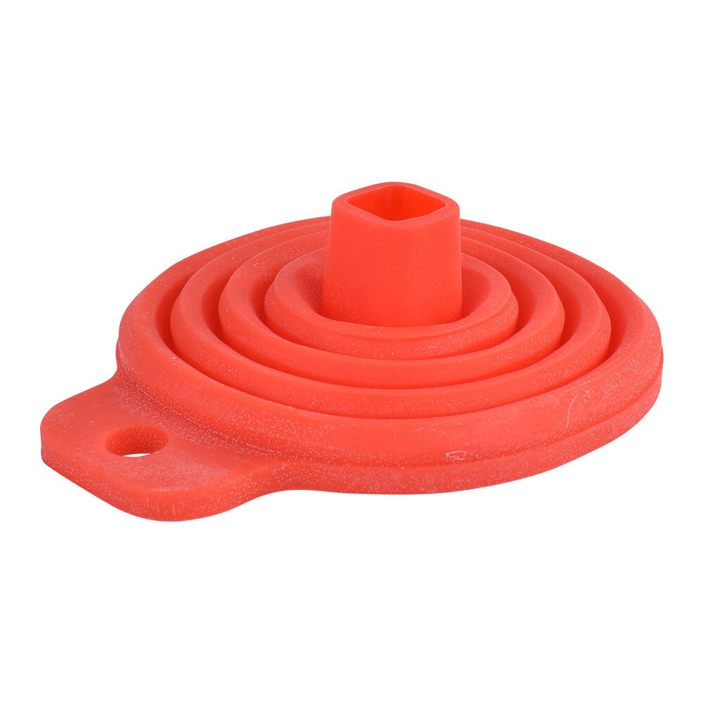4PK Cook Easy Collapsible Compact Silicone Food Safe Funnel