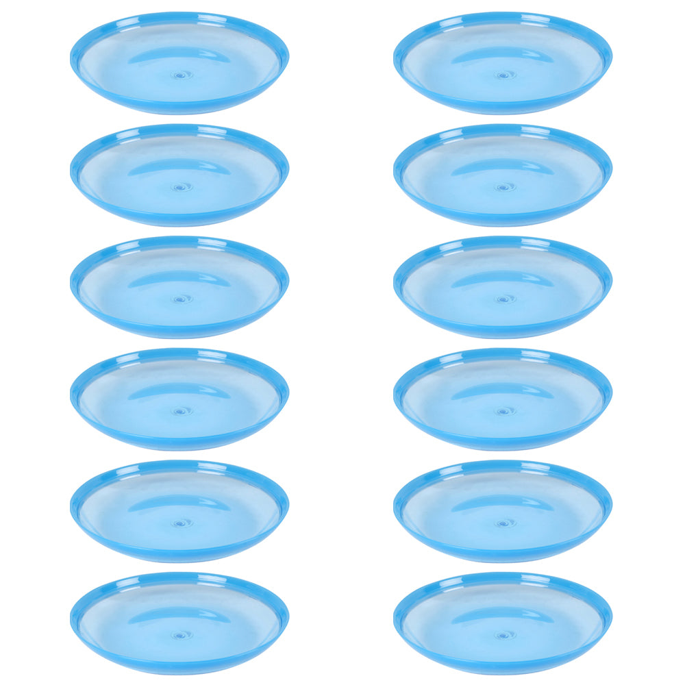 12PK Urban Kitchen Small Plate Two-Tone Blue 20cm Functional 20cm