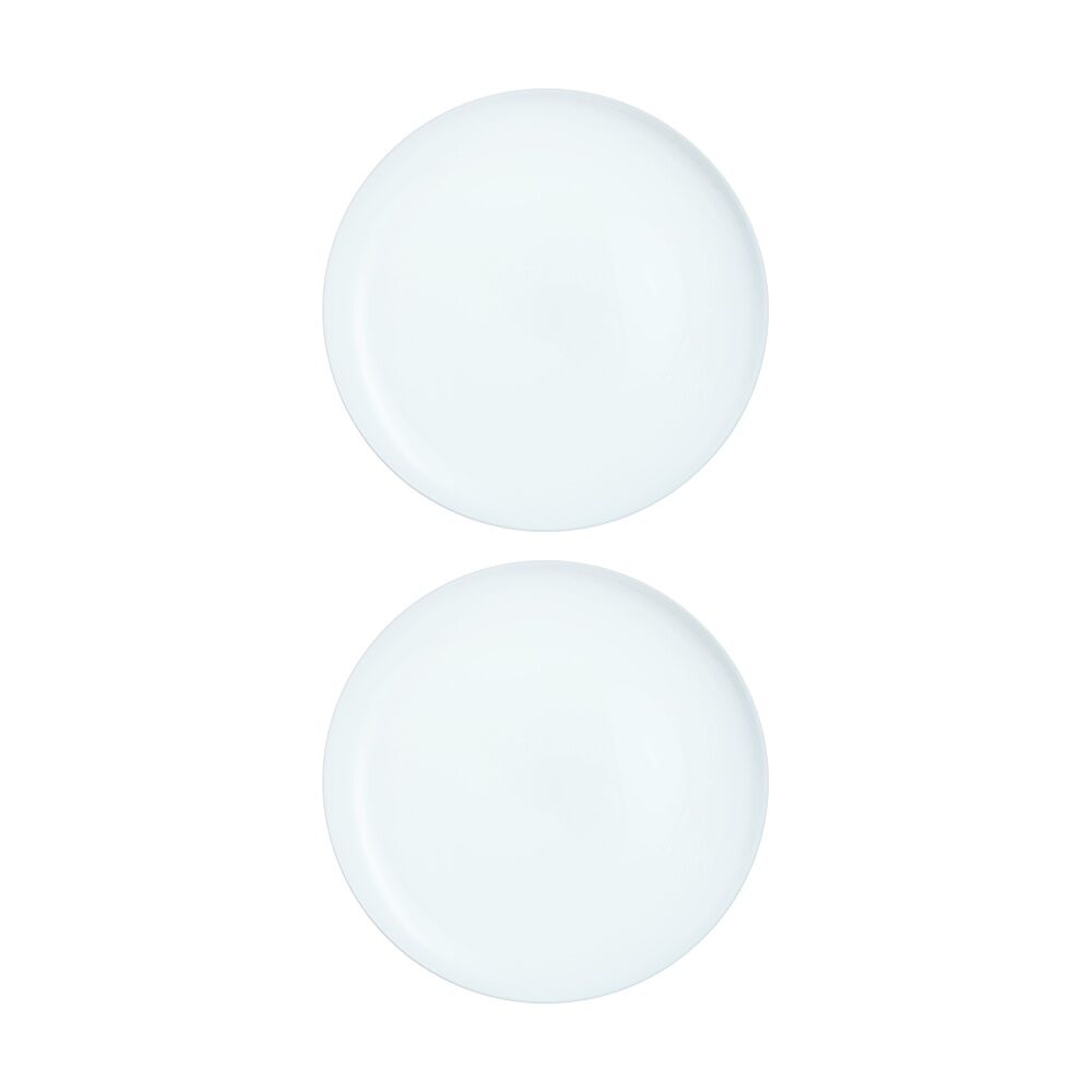 2PK Luminarc Diwali Pizza/Serving Platter 32cm Serveware Opal Glass White