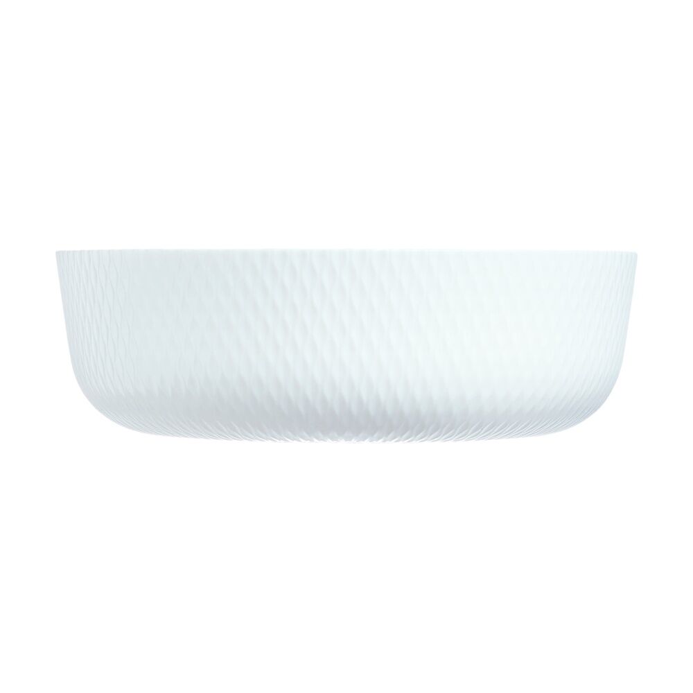 Luminarc Smart Wavy Round Baking Dish 22x7cm Bakeware Opal Glass White