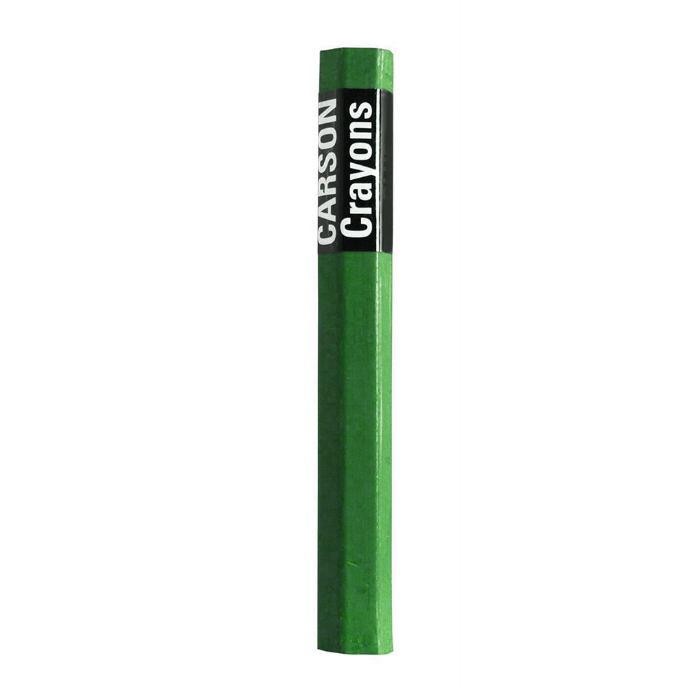 12PK Carson No.3 Lumber/Concrete/Rubber/Paper Builders Crayons Green