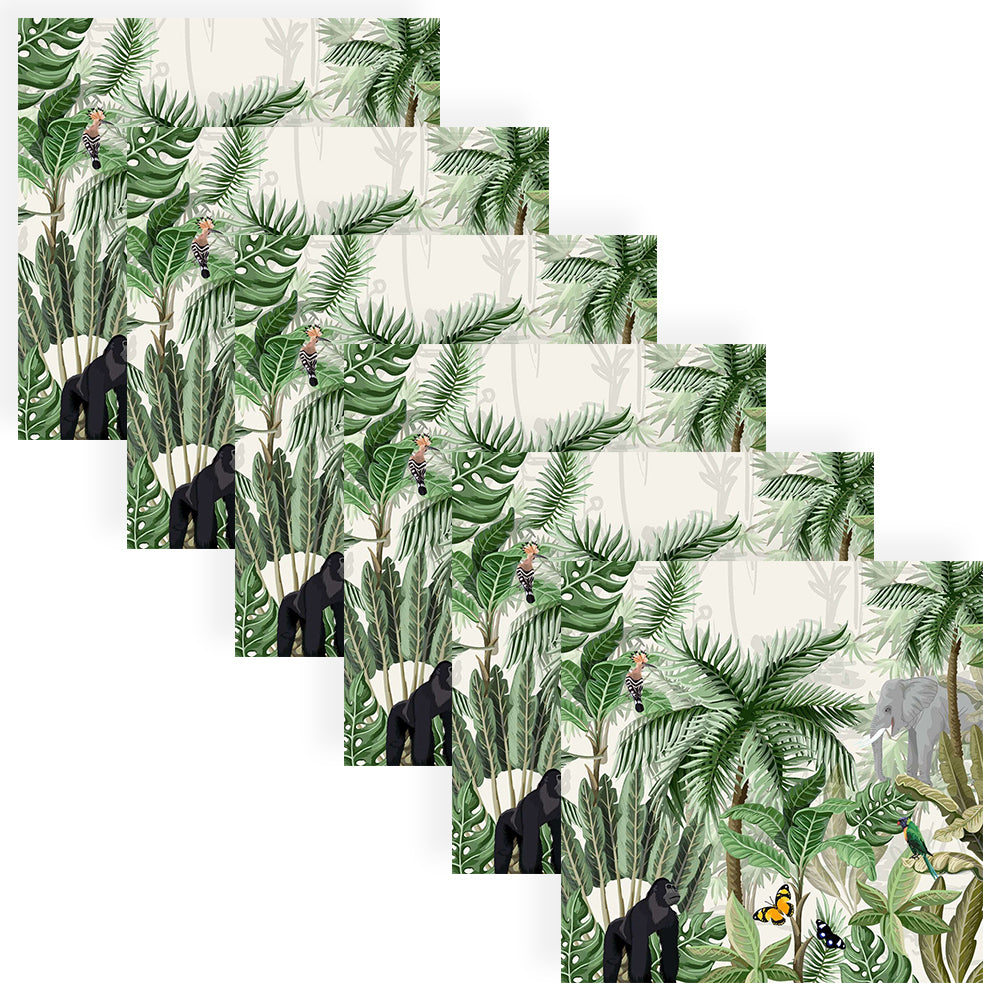 120pc Paper+Design Luncheon 3-Ply Napkin 33x33cm - Rainforest