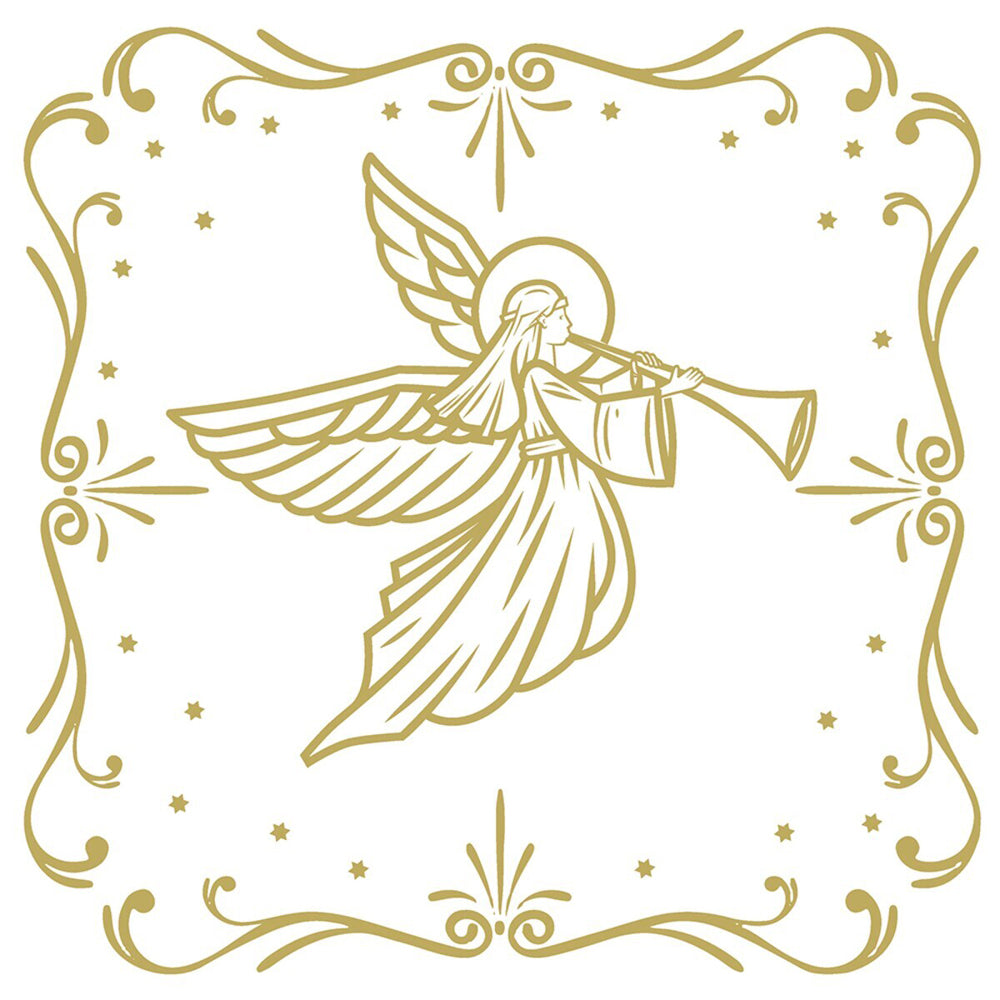 120pc Paper+Design Luncheon 3-Ply Napkin 33x33cm - Angel Deco
