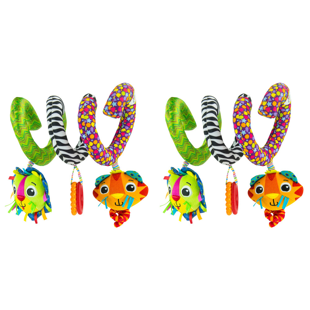 2PK Lamaze Activity Spiral Stroller Toy Baby/Infant 0m+