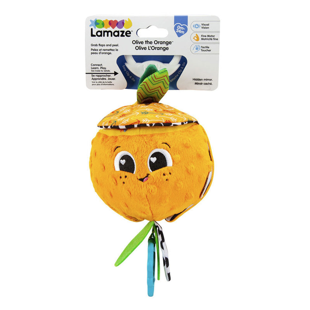 Lamaze Olive The Orange Clip & Go Kids Toy 0-24m+