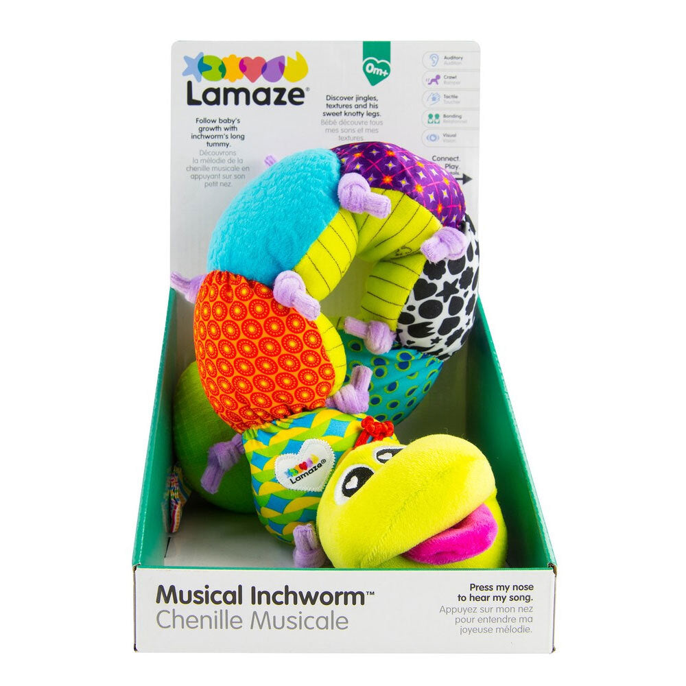 Lamaze Musical Inchworm Baby/Kids Soft Plush Toy 0m+