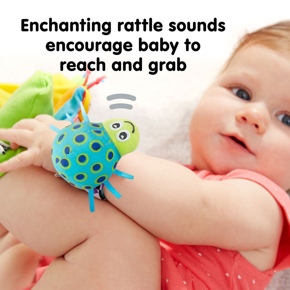 4pc Lamaze Gardenbug Foot Finder & Wrist Rattle Set Baby/Kids 0m+