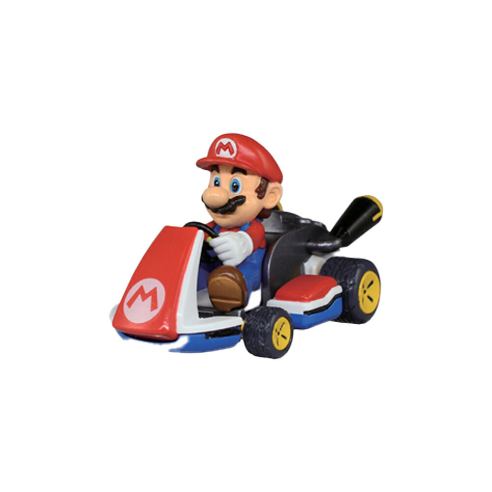 6PK Nintendo Mario Kart Pull Back Racers Blind Capsules Model Car 3y+ Assorted
