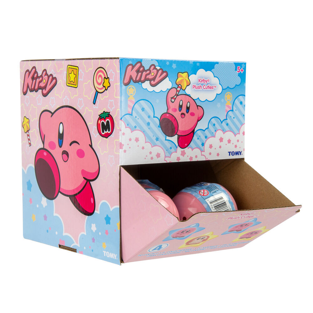6PK Kirby Plush-Cuties Blind Capsules Collectable Plush Toy 5y+ Assorted