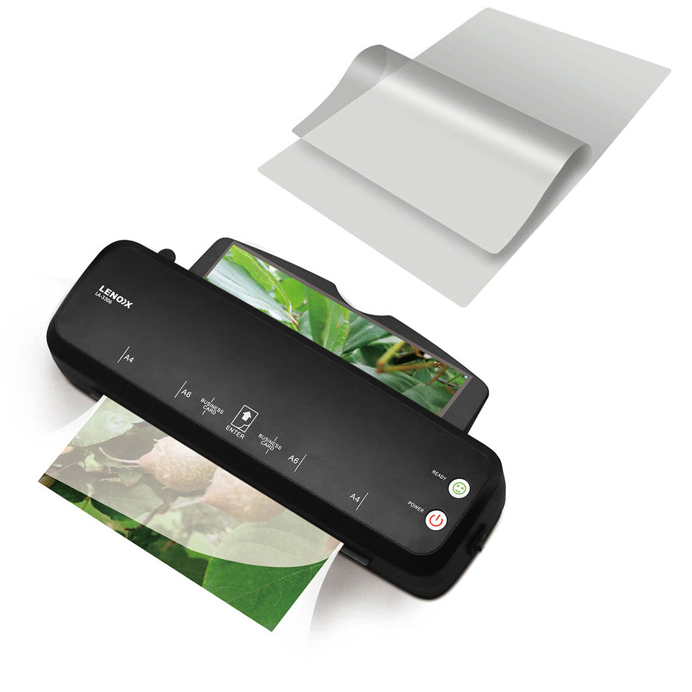 A4 Hot Laminator W/100 Laminating Sheets