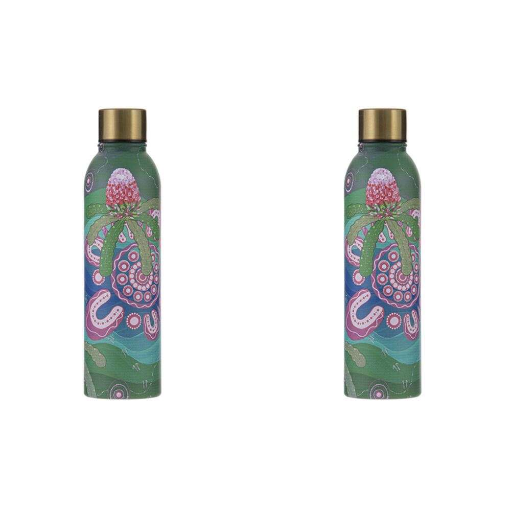 2PK Ashdene Spirit Land Beauty In Country Stainless Steel Drink Bottle Tumbler 500ml