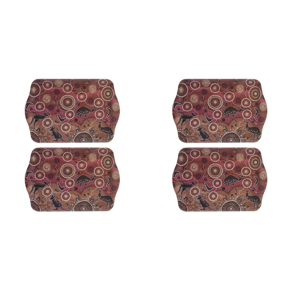 2x 2pc Ashdene Spirit Land Hunting At Sunset Scatter Tray Organiser 21x14.2cm