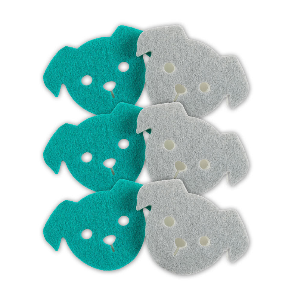 6x 2pc Beldray Pet Plus Pet/Cat/Dog Cleaning Sponge For Food Bowl