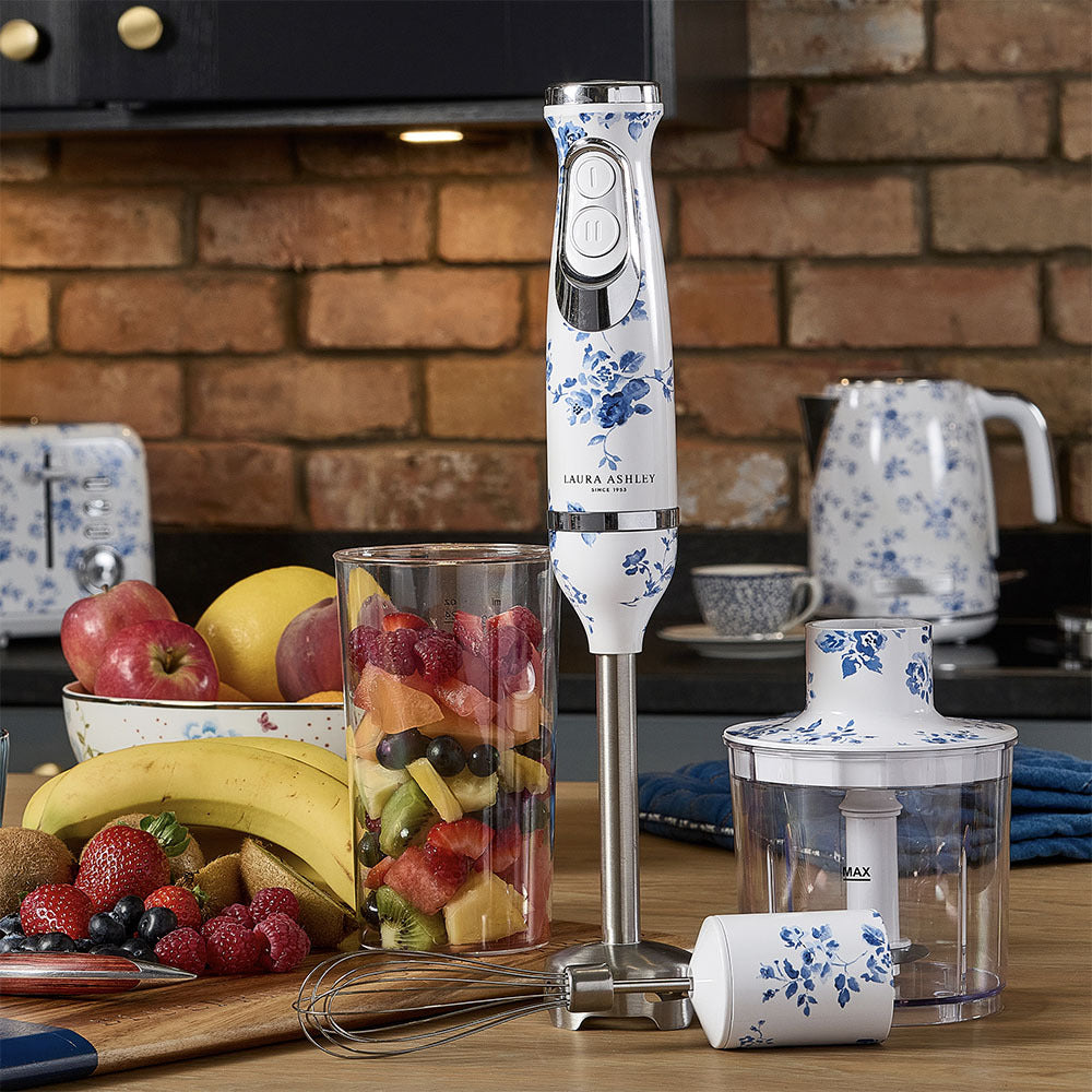 Laura Ashley Electric 180W Hand/Stick Blender Set China Rose