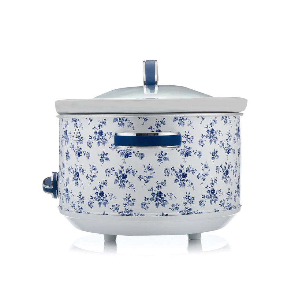 Laura Ashley 6.5L Electric 300 Watt Slow Cooker China Rose