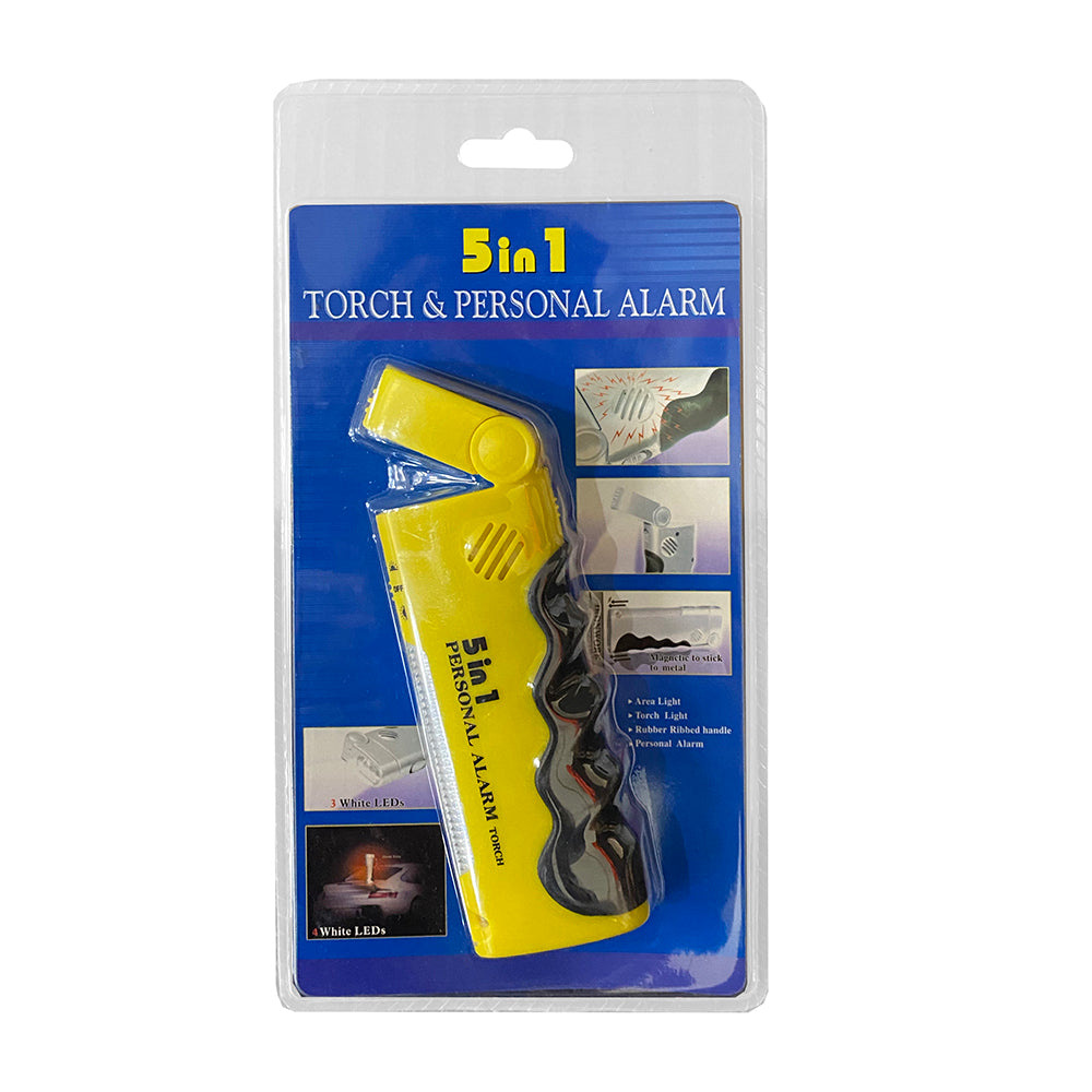 2PK 5-In-1 LED Torch & Alarm