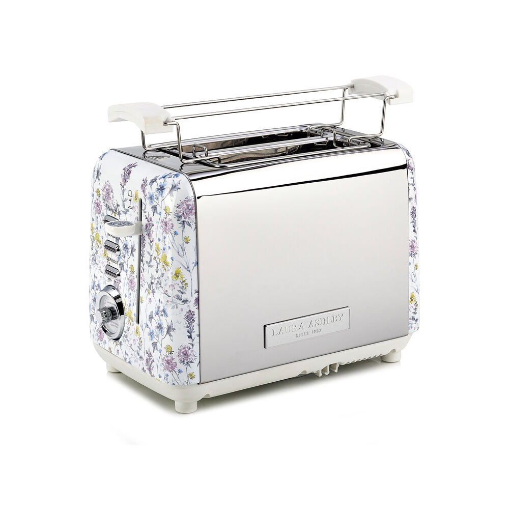 Laura Ashley Stainless Steel 2 Slice Toaster - Wild Meadow