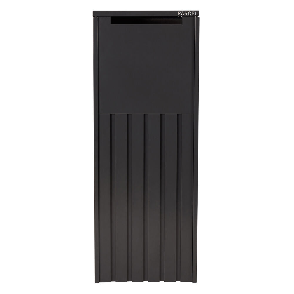 Northcote Pottery Empire Parcel Grey Letterbox with Top Lid Parcel Door