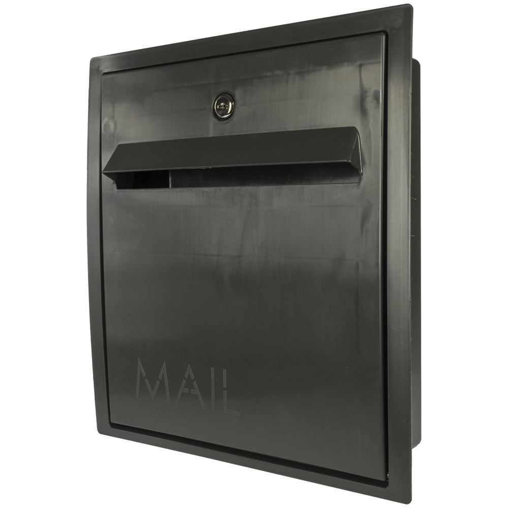 Homeleisure Mayfair Letterbox Charcoal Outdoor Home