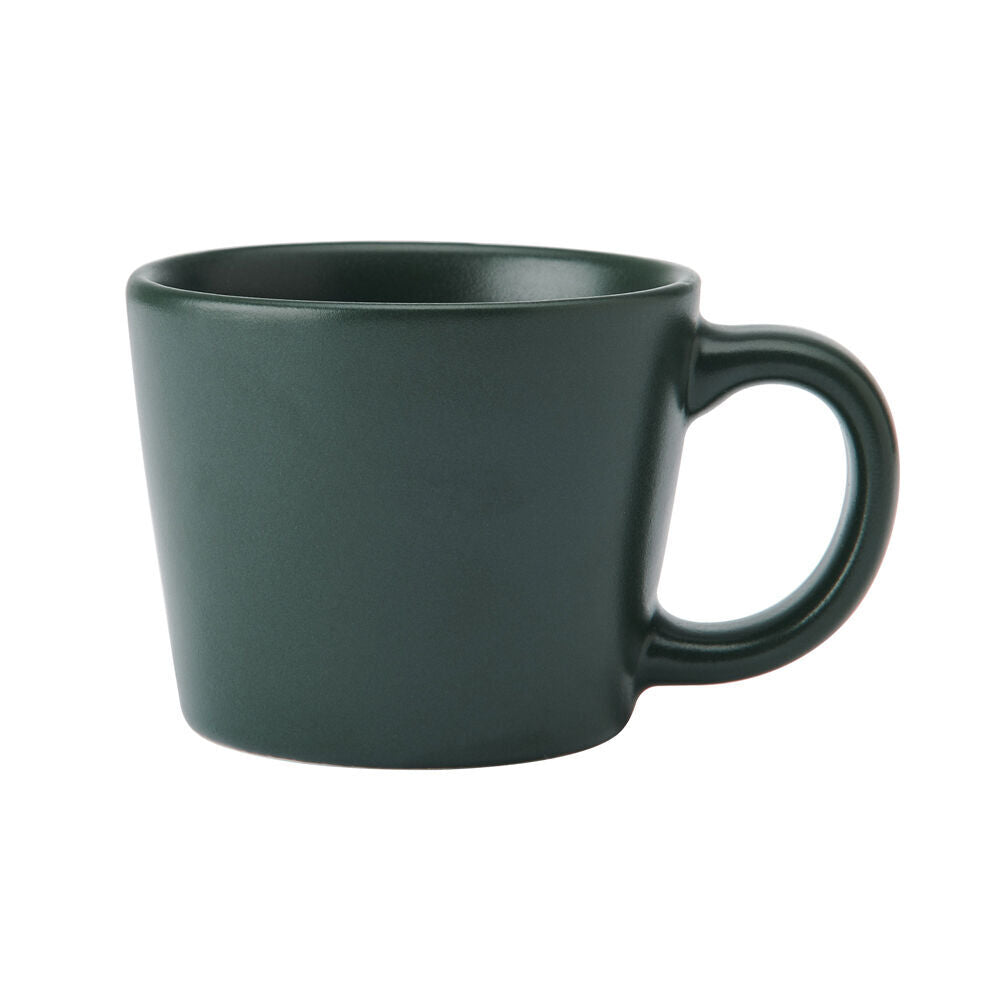 6PK La Cafetiere Ceramic Coffee Espresso Drinking Cup Mug 8x8x5cm Green