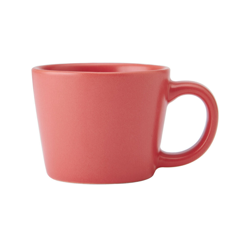 6PK La Cafetiere Ceramic Coffee Espresso Drinking Cup Mug 8x8x5cm Red