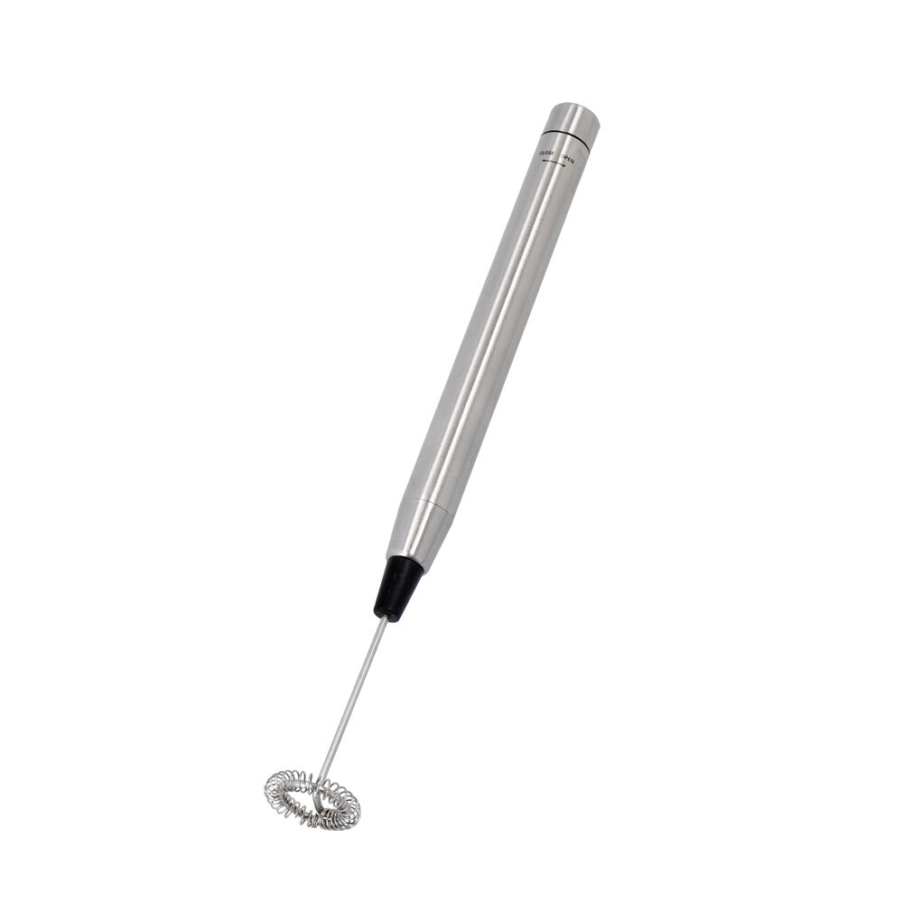 La Cafetiere Portable Handheld Stainless Steel Drinks Milk Frother 2x1x10cm