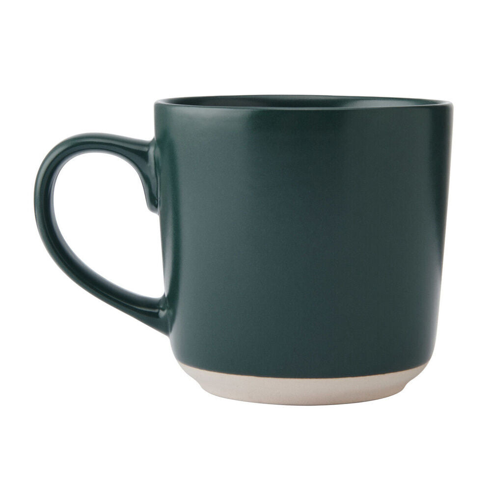 8PK La Cafetiere Ceramic Coffee Mug Drinkware 350ml - Green