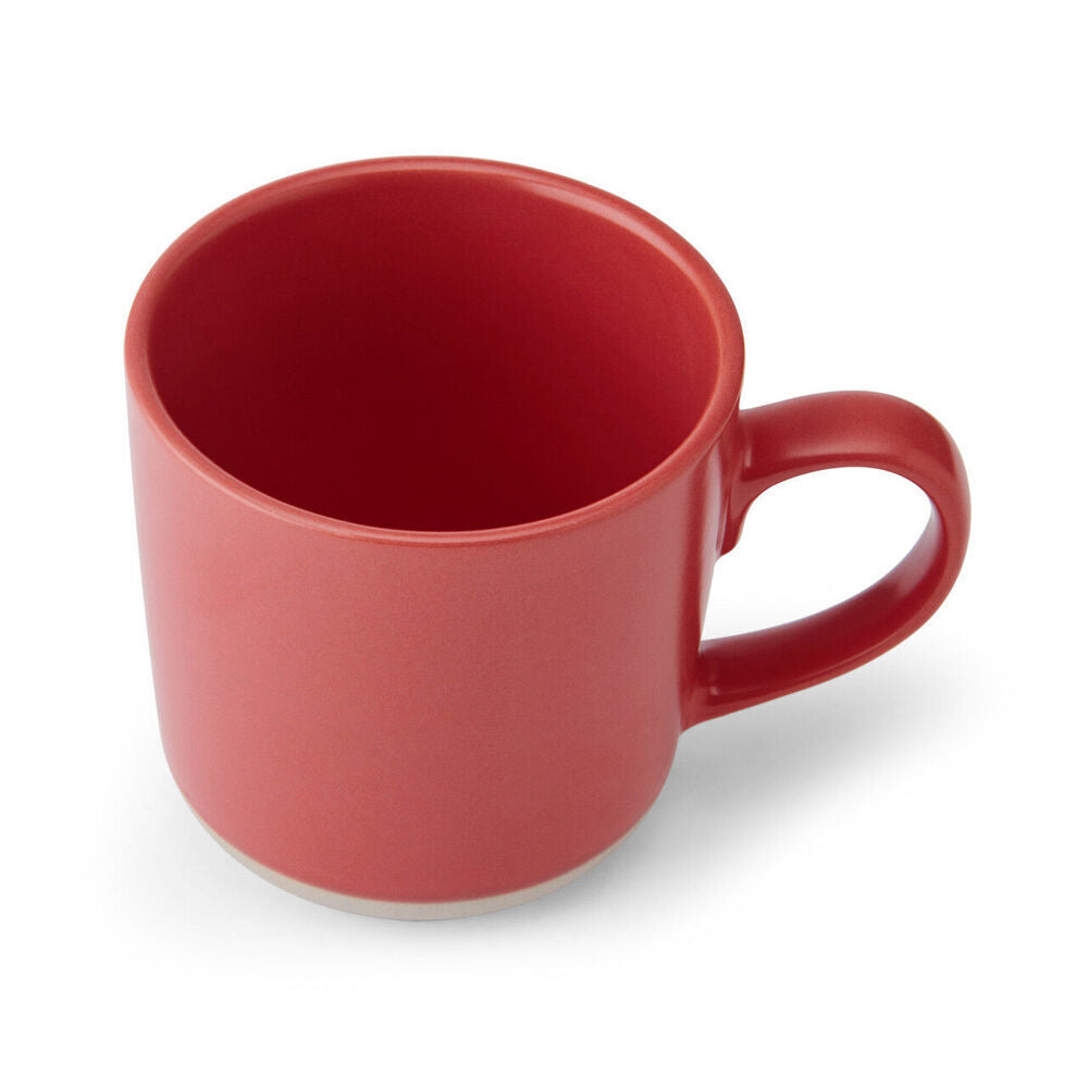 8PK La Cafetiere Ceramic Coffee Mug Drinkware 350ml - Red