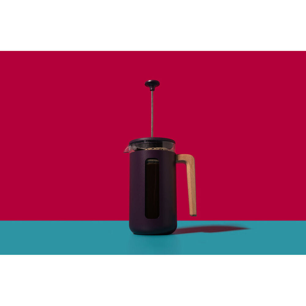 La Cafetiere Pisa 3-Cup Cafetiere Glass Coffee Press - Purple
