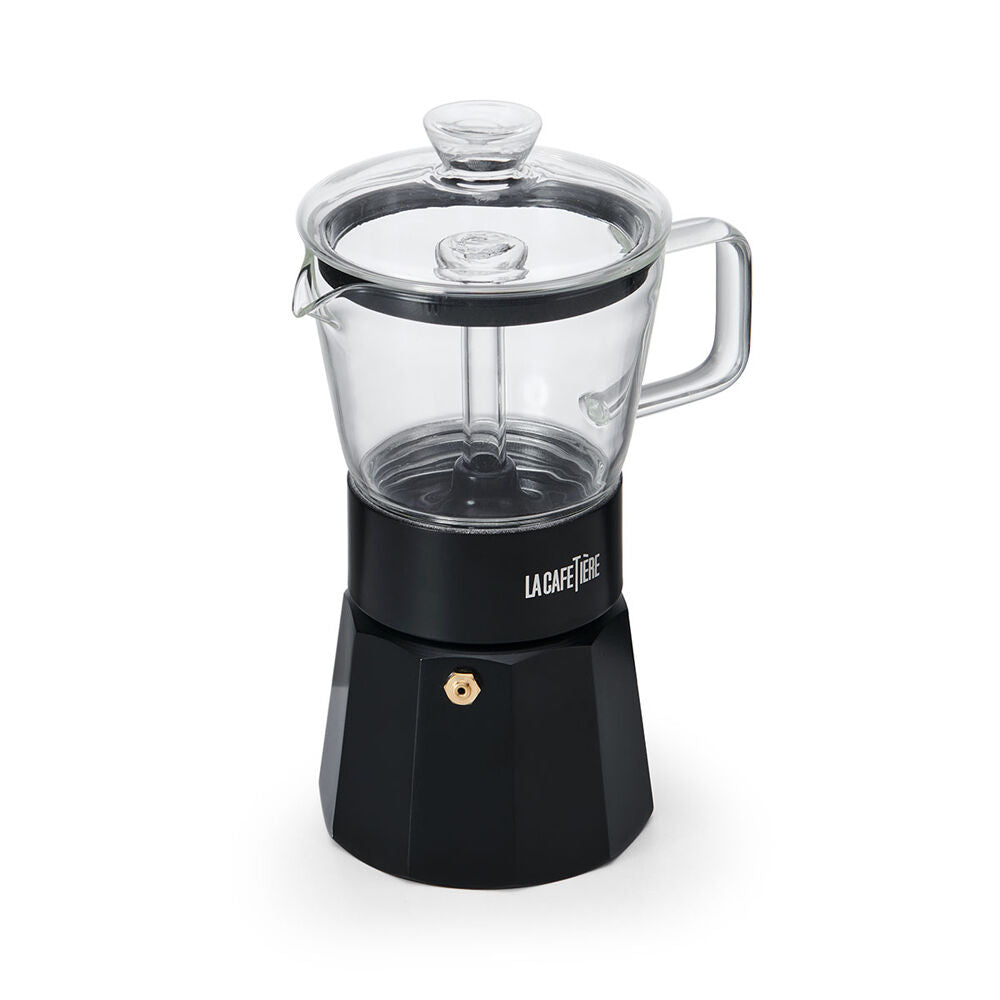 La Cafetiere Verona Glass Coffee Espresso Maker Up to 6 Cups 240mL Black
