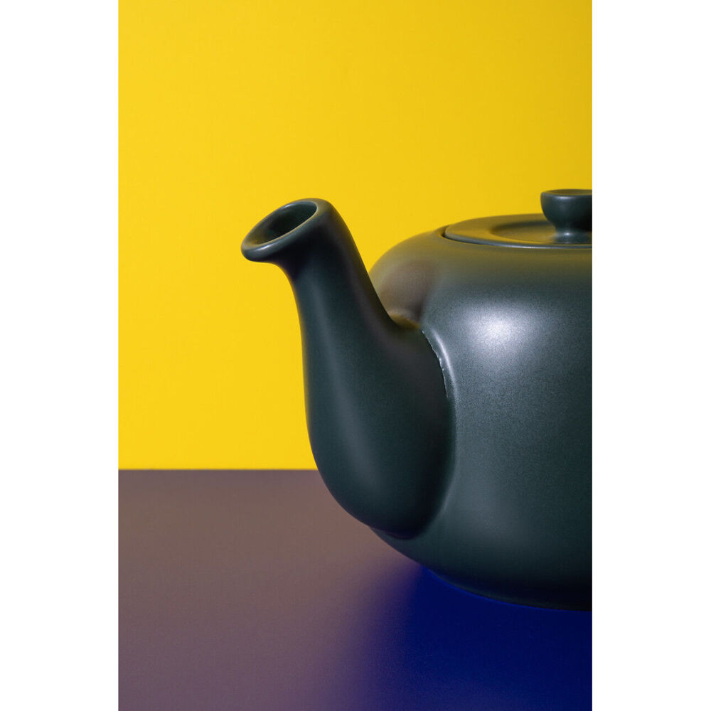 La Cafetiere Stoneware Classic Teapot Kettle 600ml - Green