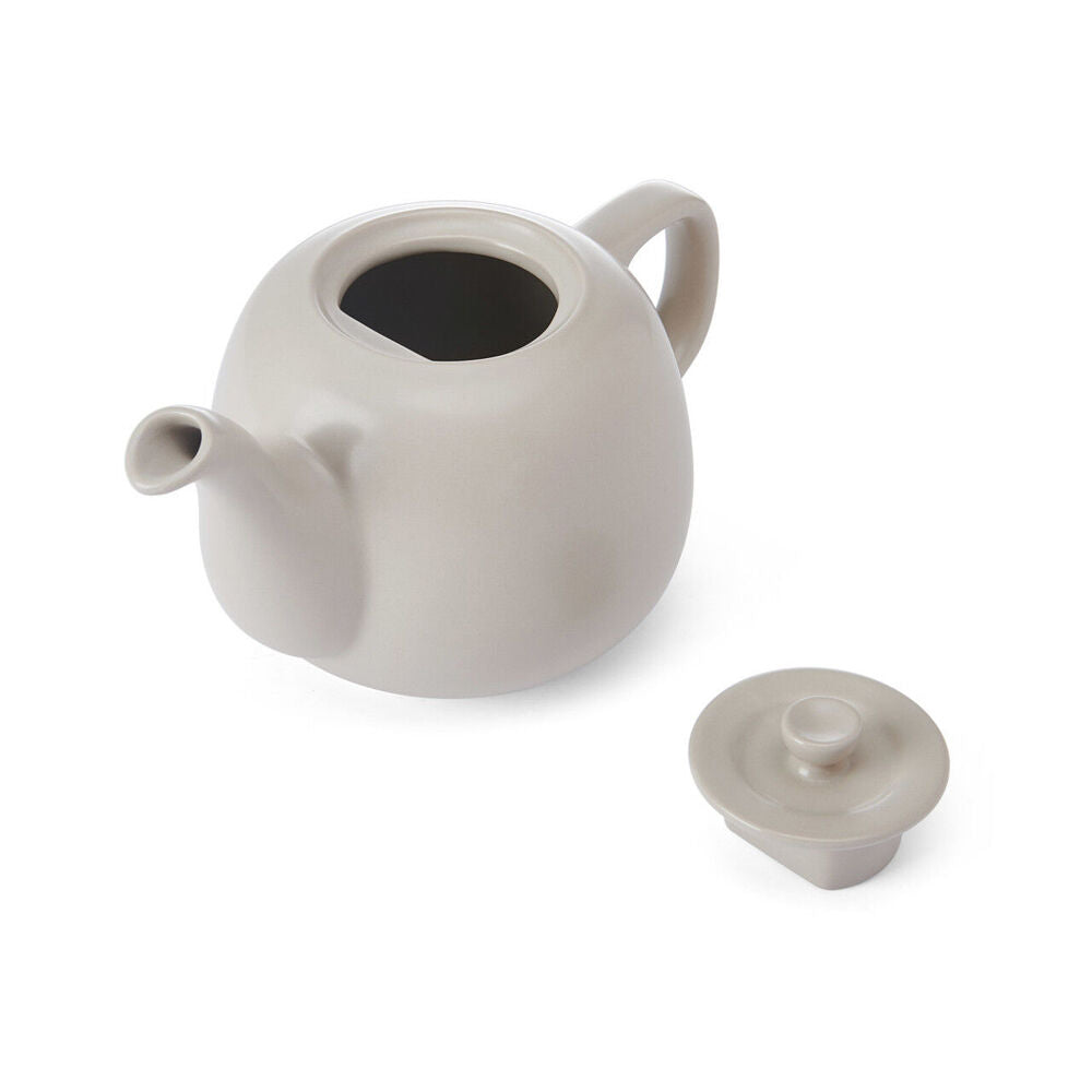 La Cafetiere Stoneware Classic Teapot Kettle 600ml - Latte