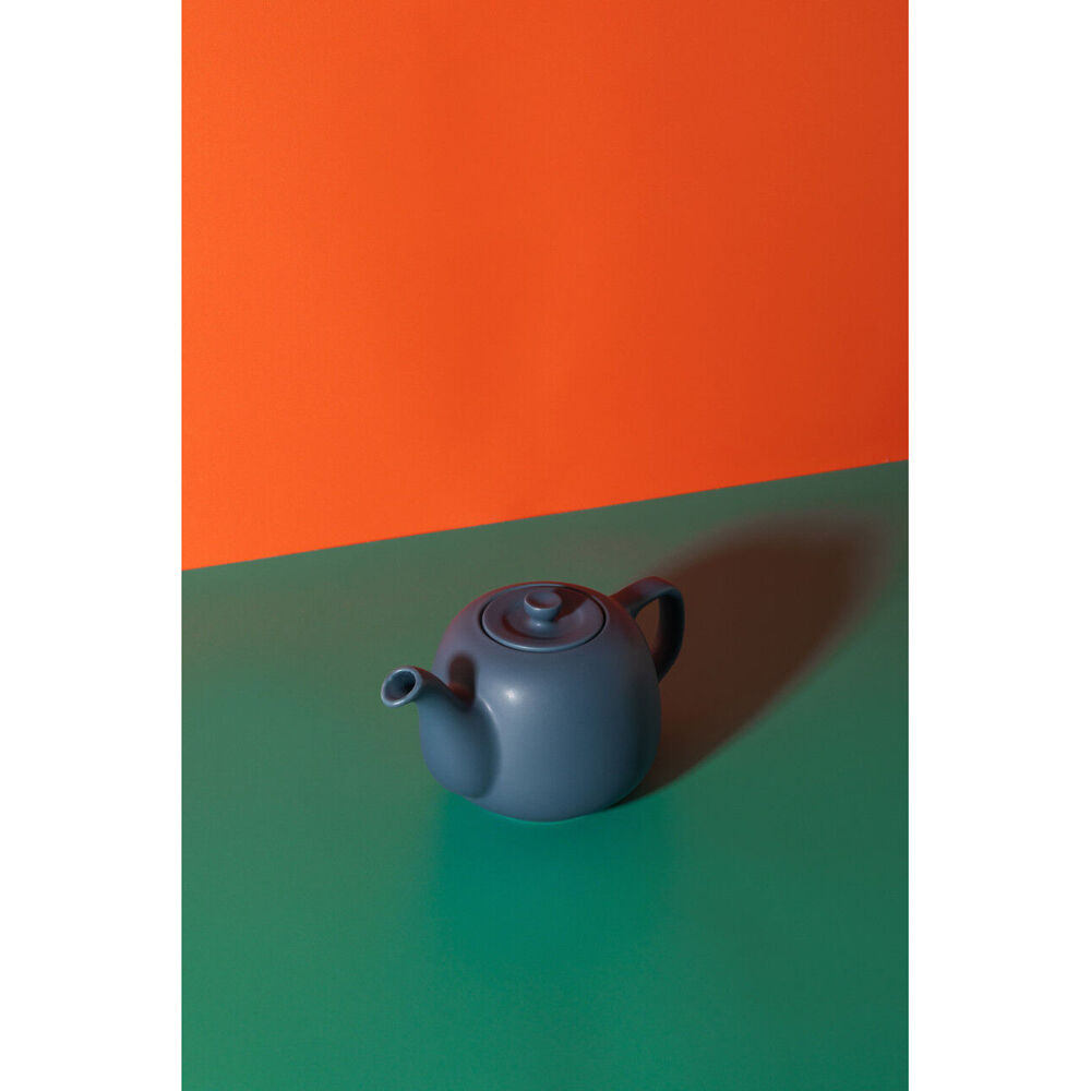 La Cafetiere Stoneware Classic Teapot Kettle 600ml - Navy