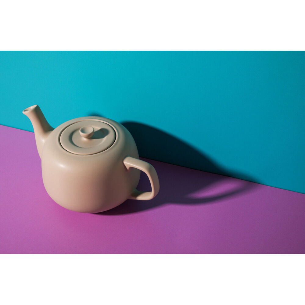 La Cafetiere Stoneware Classic Teapot Kettle 1.2L - Latte