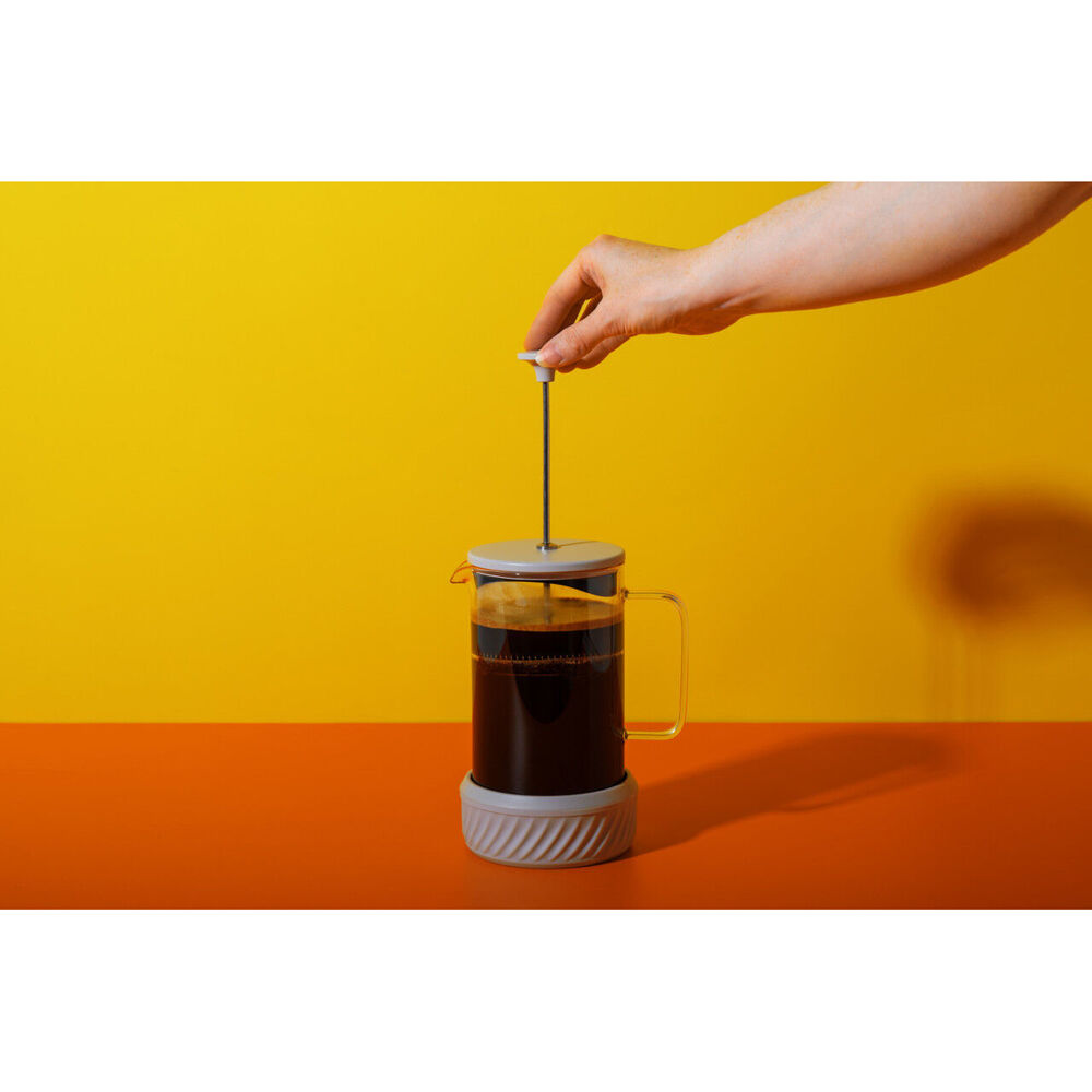 3pc La Cafetiere Zero 3-Cup No Mess French Press 350ml - Latte