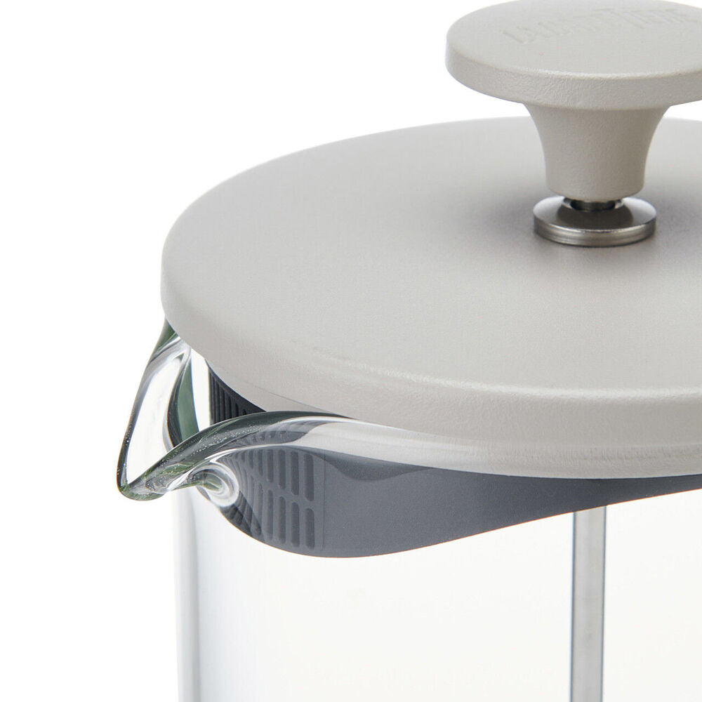 3pc La Cafetiere Zero 8-Cup No Mess French Press 1L - Latte